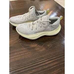 Sorel Explorer Blitz Stride Lace Sneaker Running Shoes Grey/Yellow Womens 7